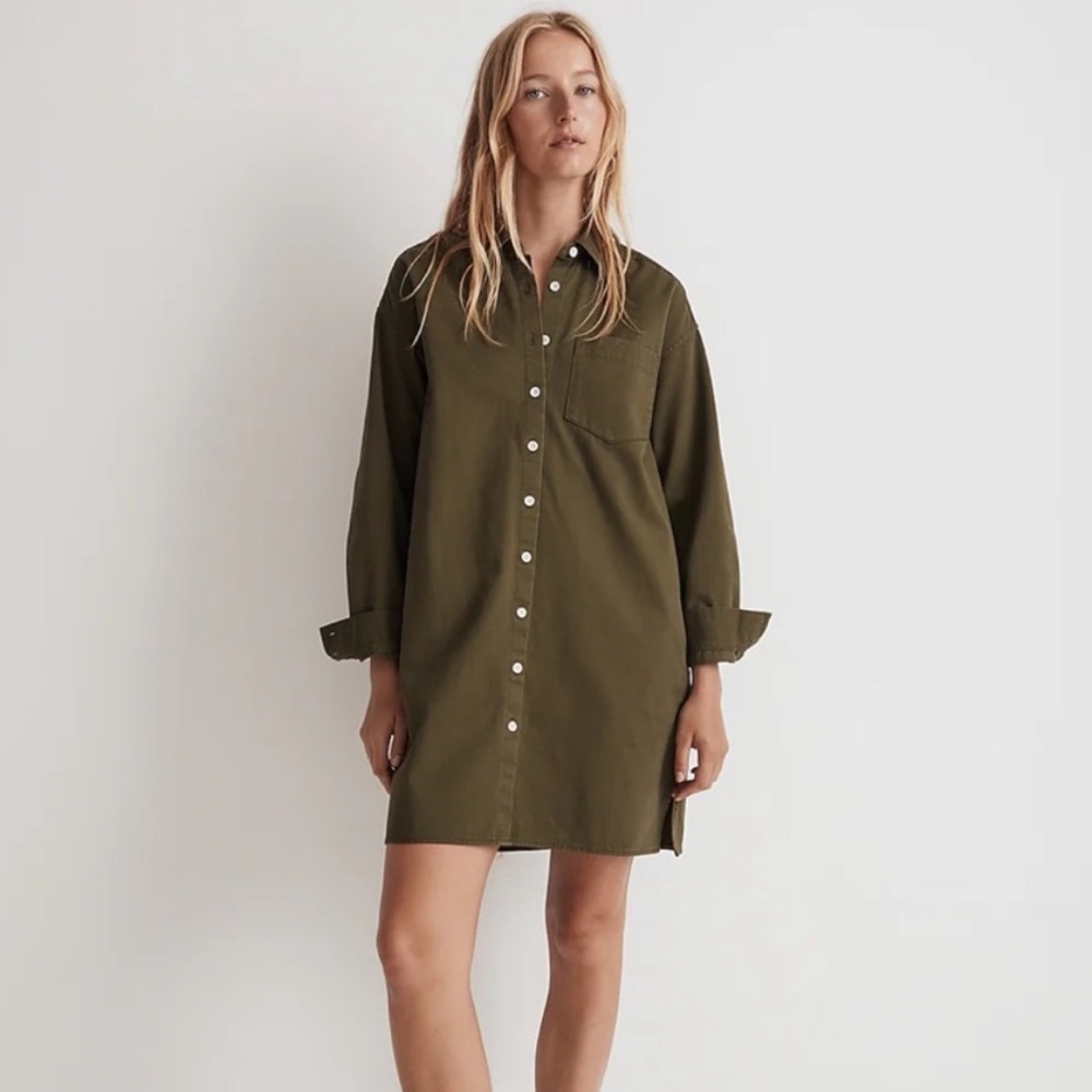 Madewell Mini Shirtdress with pockets